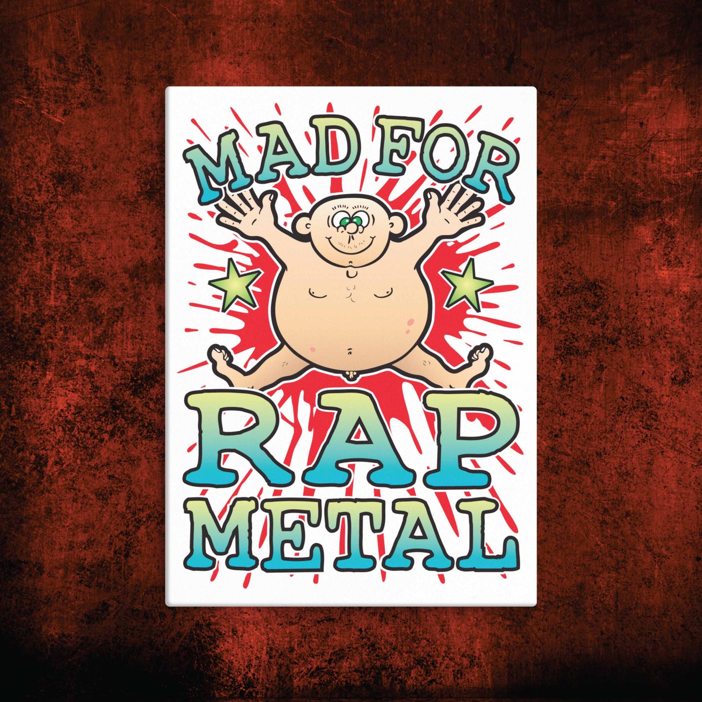 Rap Metal Canvas Print 30x40cm