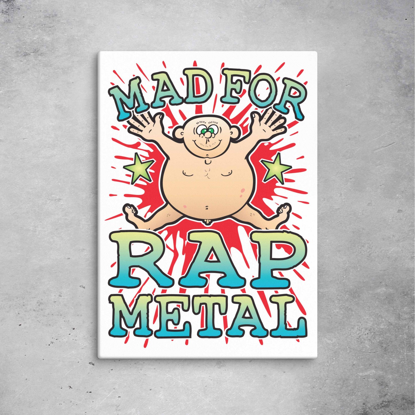 Rap Metal Canvas Print 51x71cm