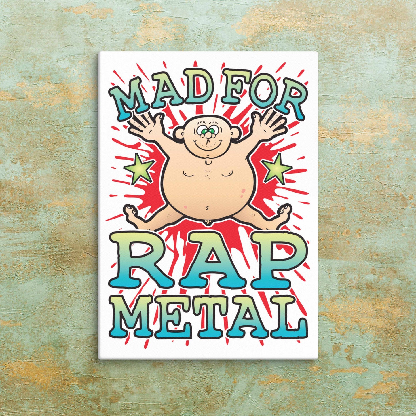Rap Metal Canvas Print 51x71cm