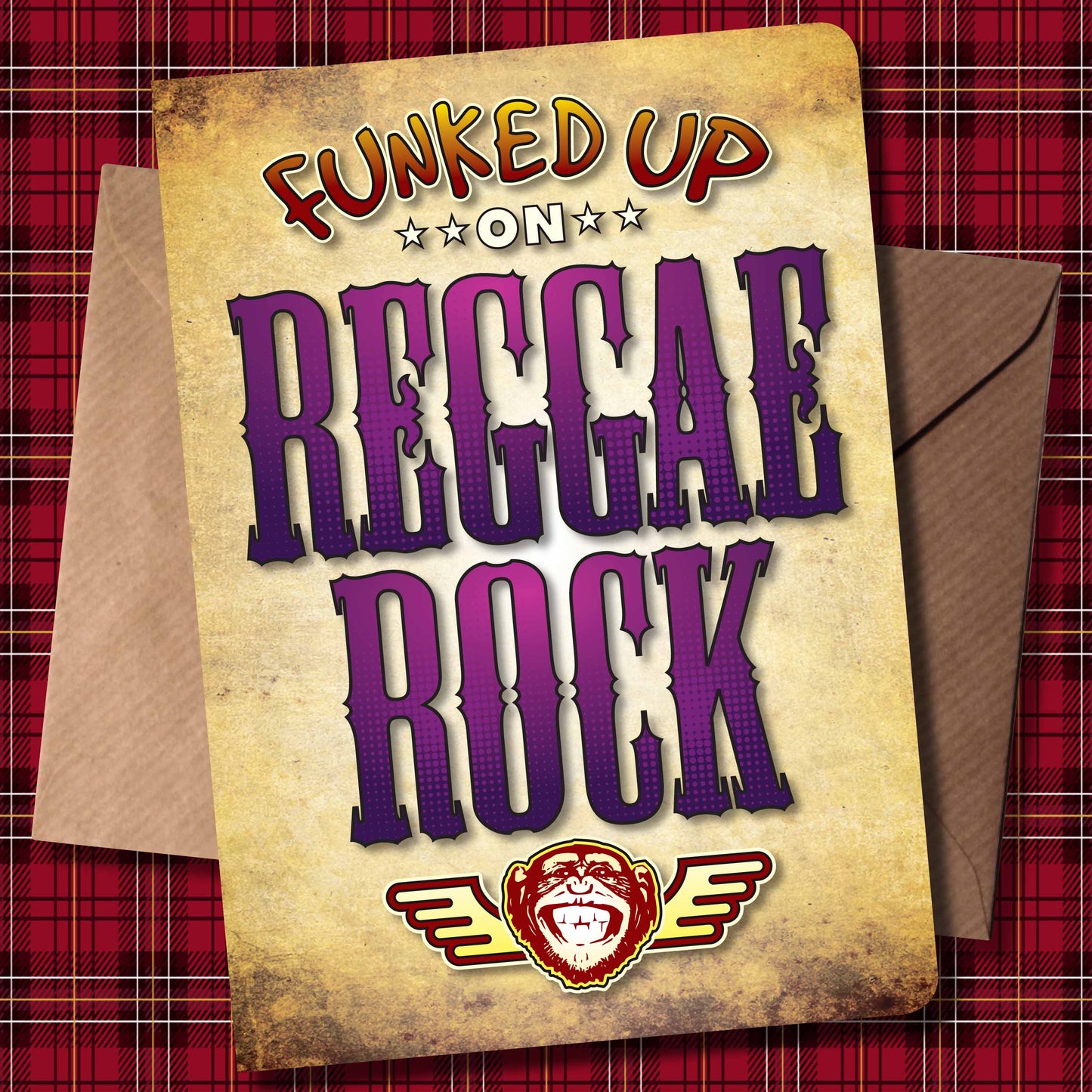 Reggae Rock Art Print / Poster / Birthday Card / Greetings Card