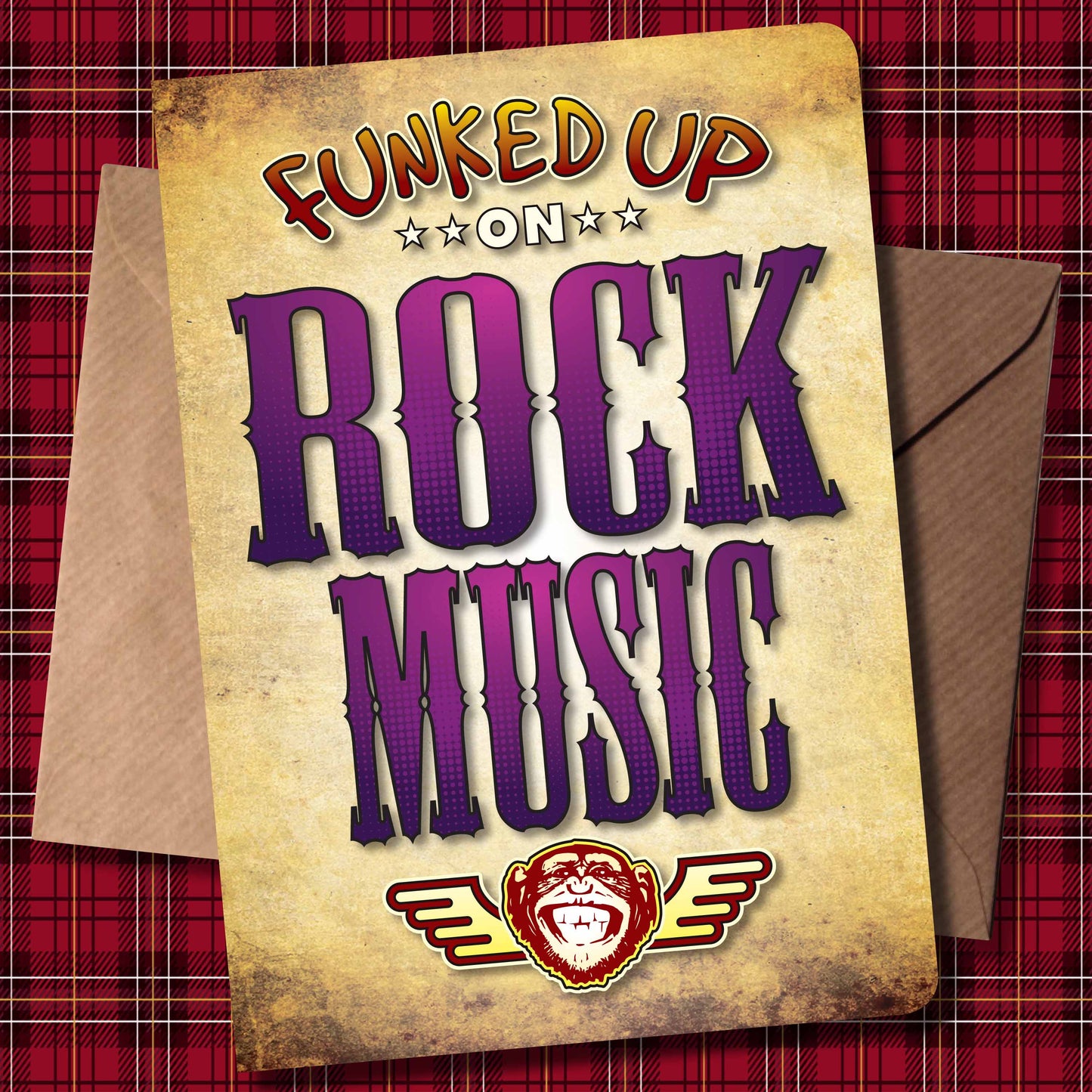 Rock Music Art Print / Poster / Birthday Card / Greetings Card