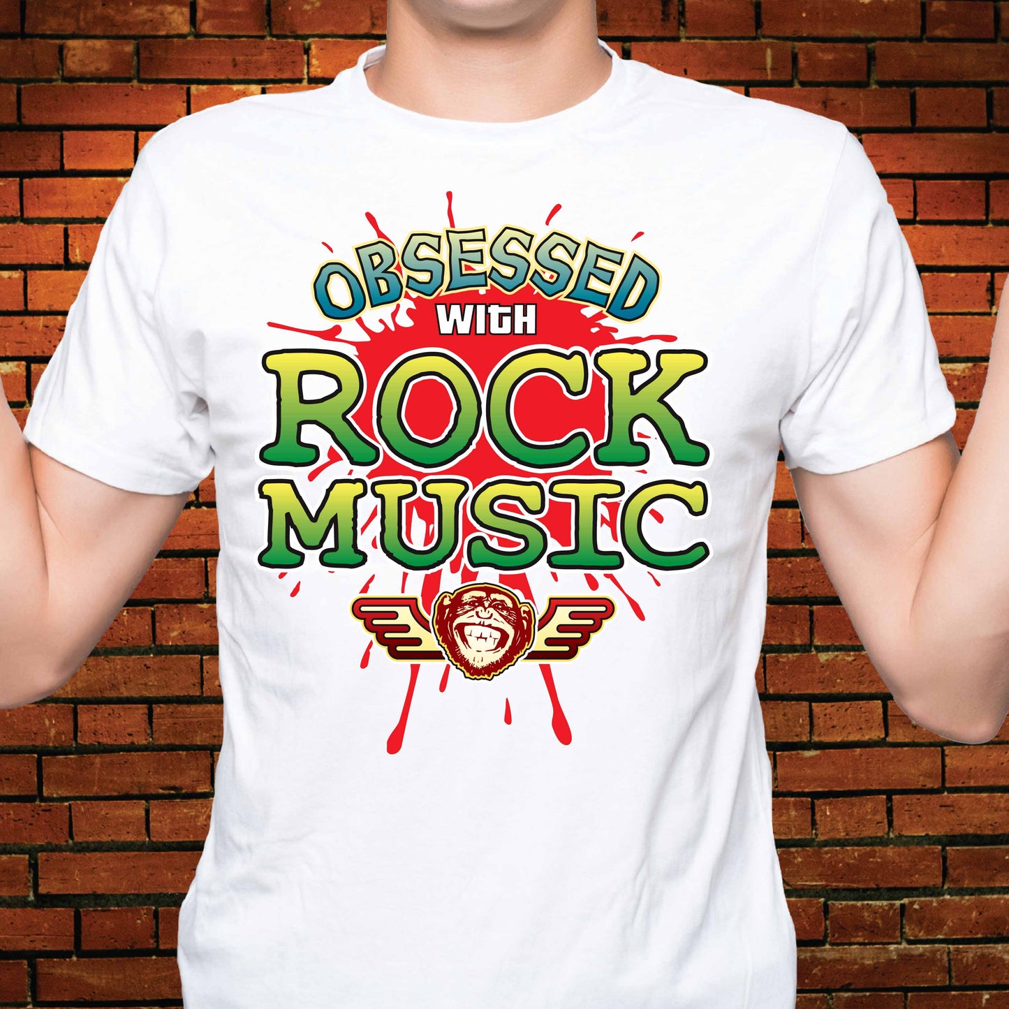 Rock Music Obsessed Cotton T-Shirt
