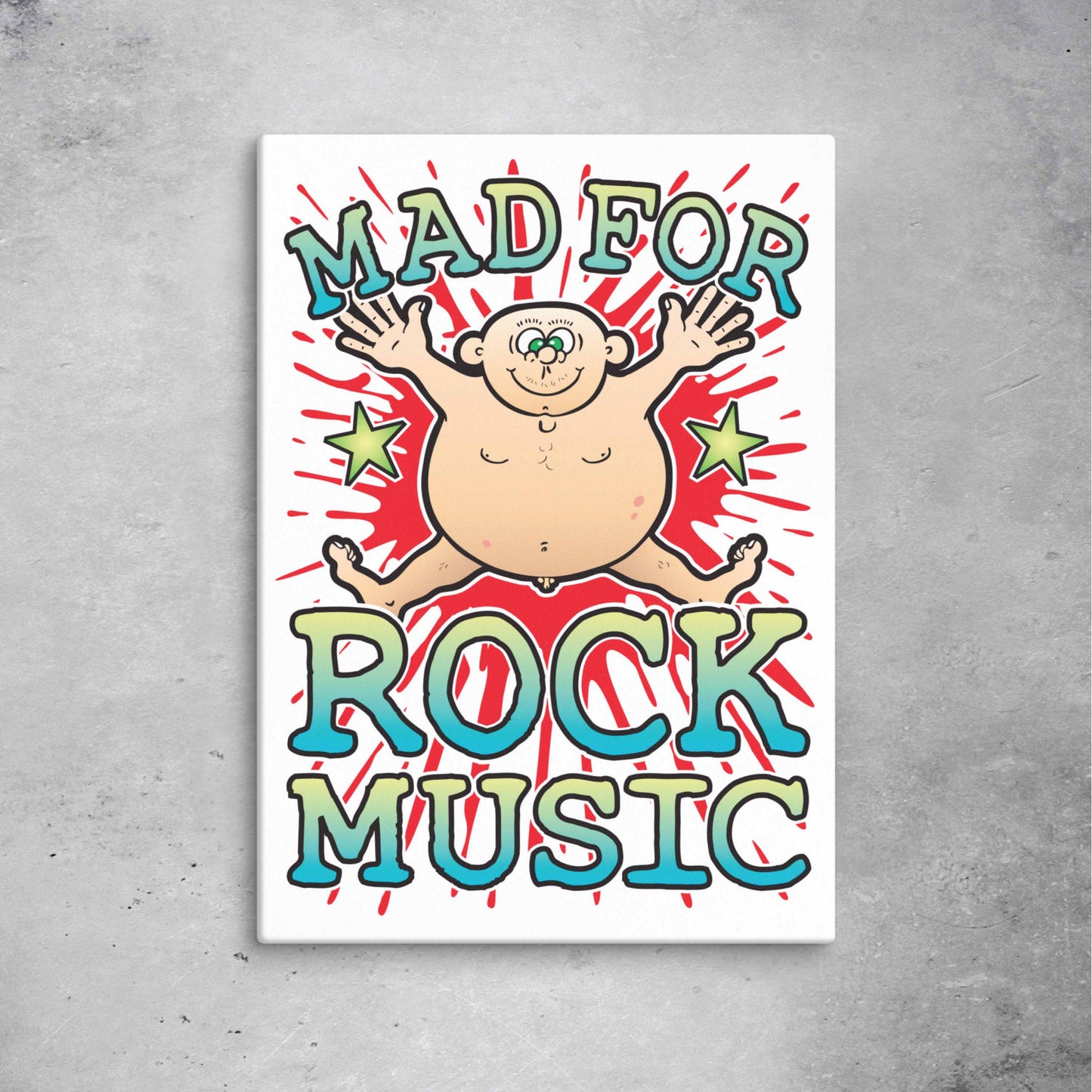 Rock Music Canvas Print 51x71cm