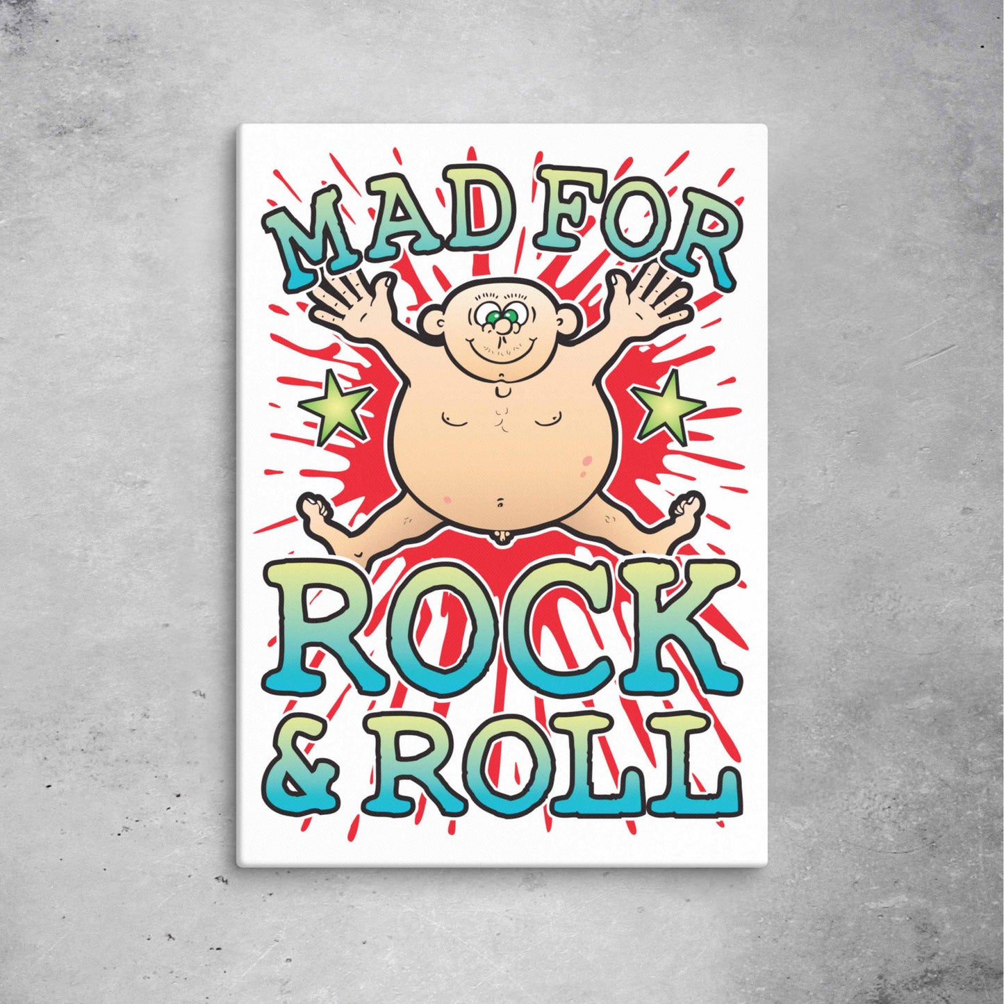 Rock & Roll Canvas Print 51x71cm
