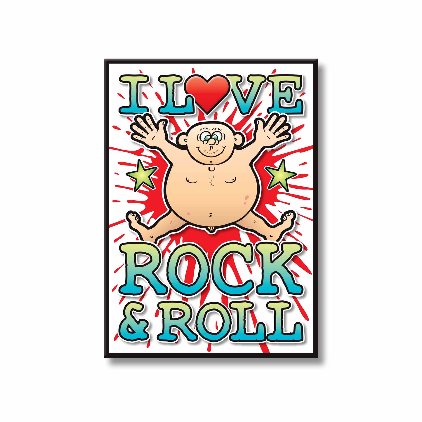 Rock & Roll Art Print / Love Music Poster / Wall Décor / Rock Guru
