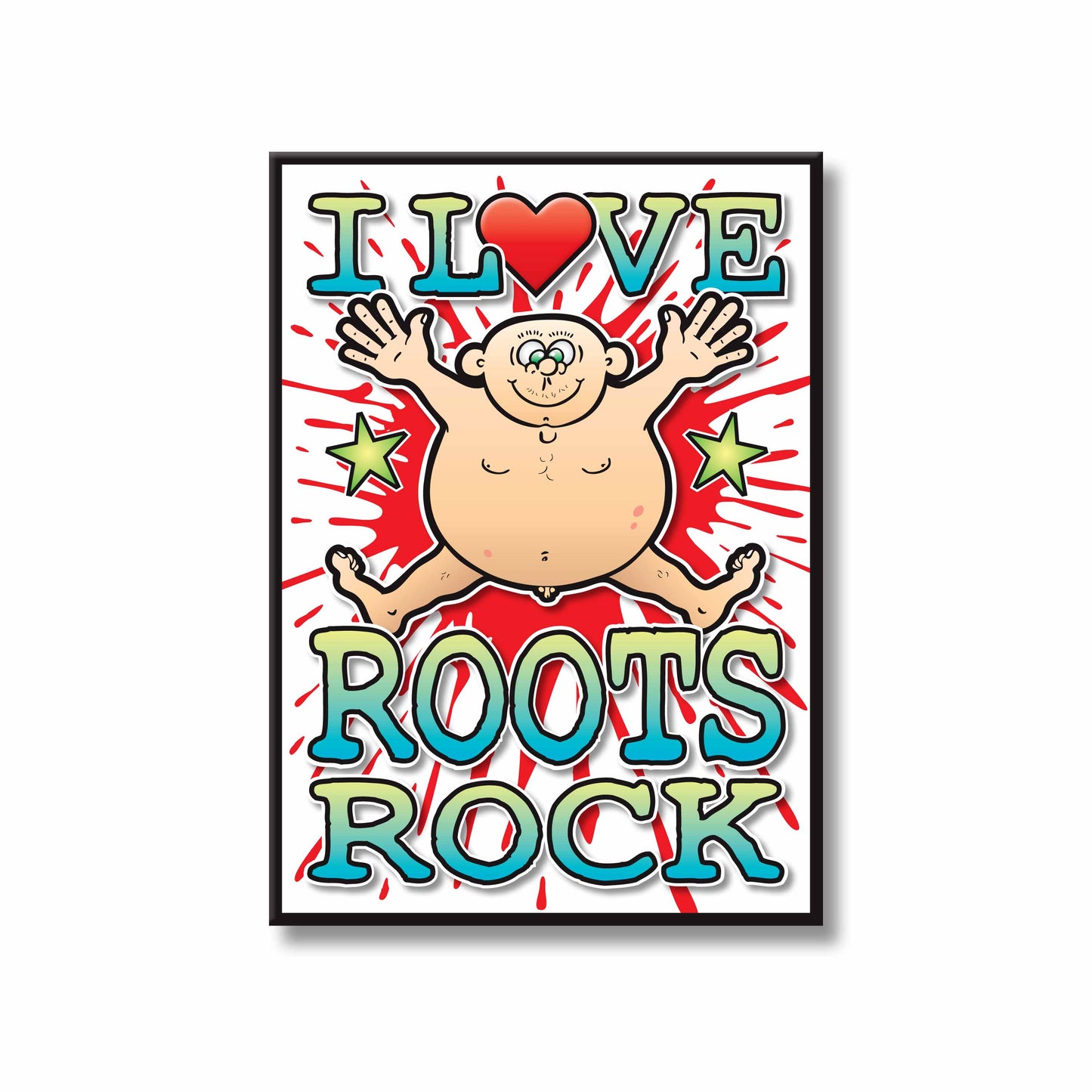 Roots Rock Art Print / Love Music Poster / Wall Décor / Rock Guru