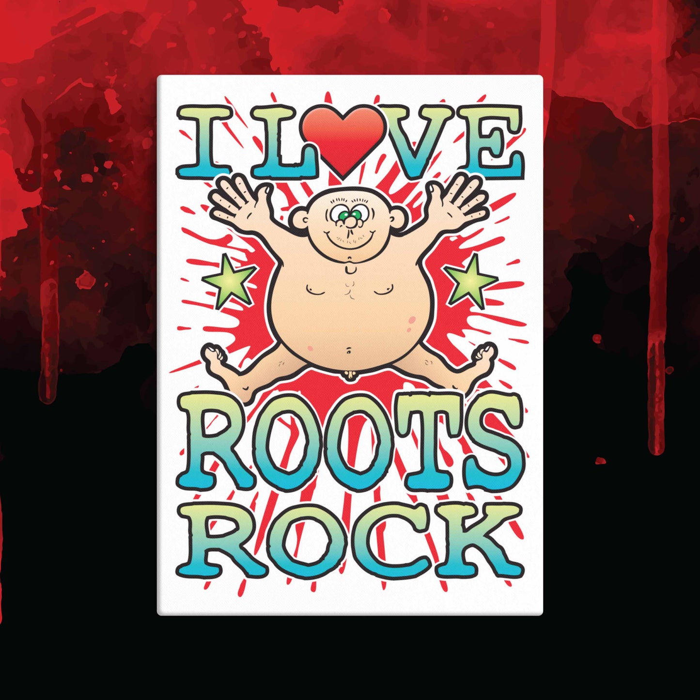 Roots Rock 51x71cm Canvas Print