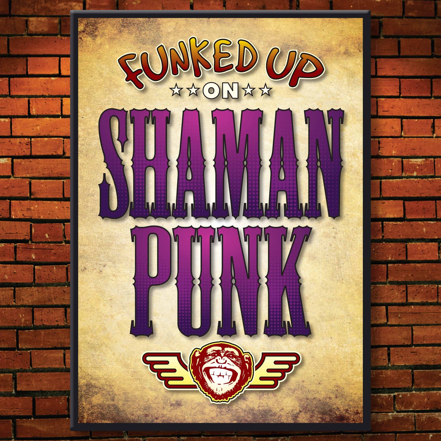 Shaman Punk Art Print / Poster / Birthday Card / Greetings Card