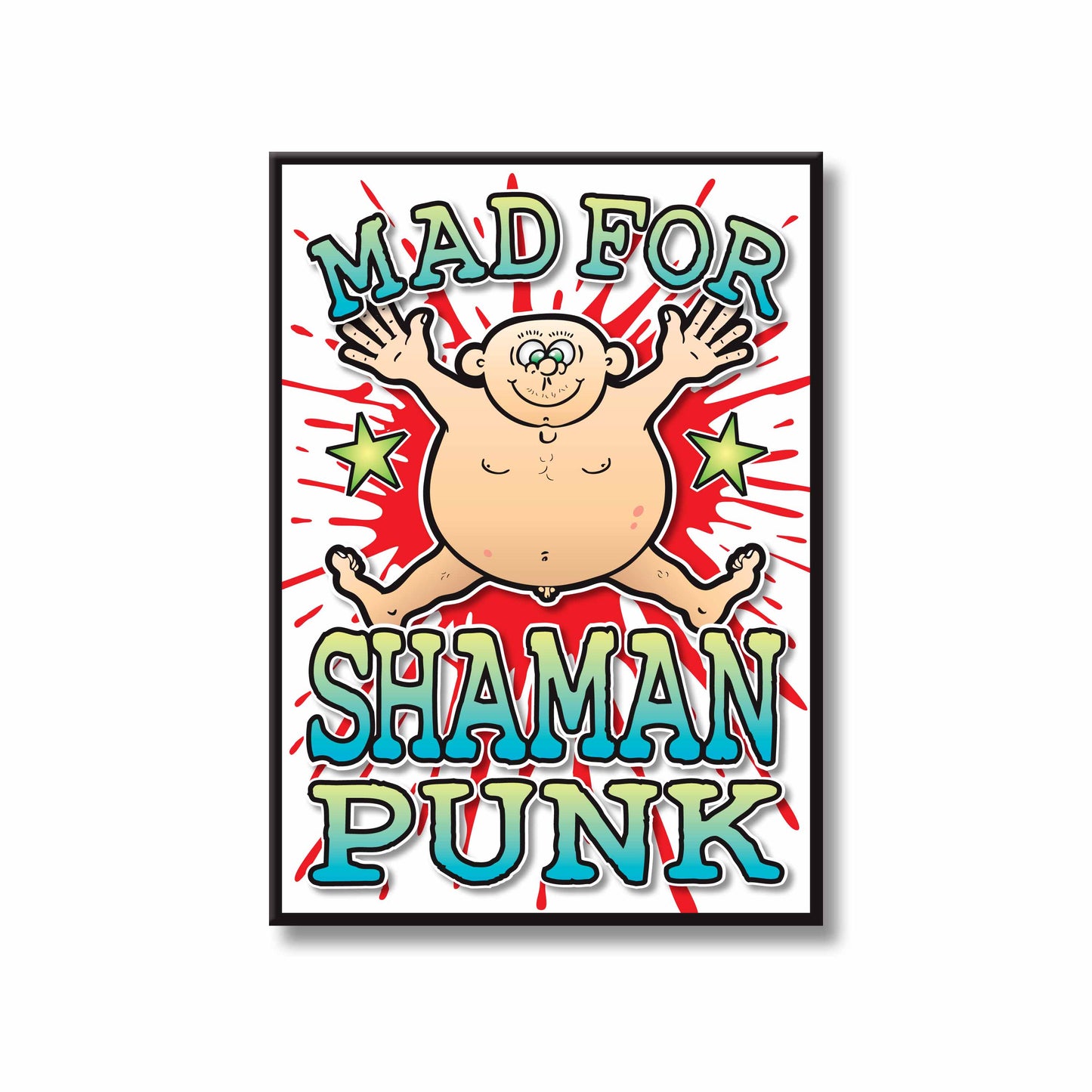 Shaman Punk Art Print / Mad For Music Poster / Wall Décor