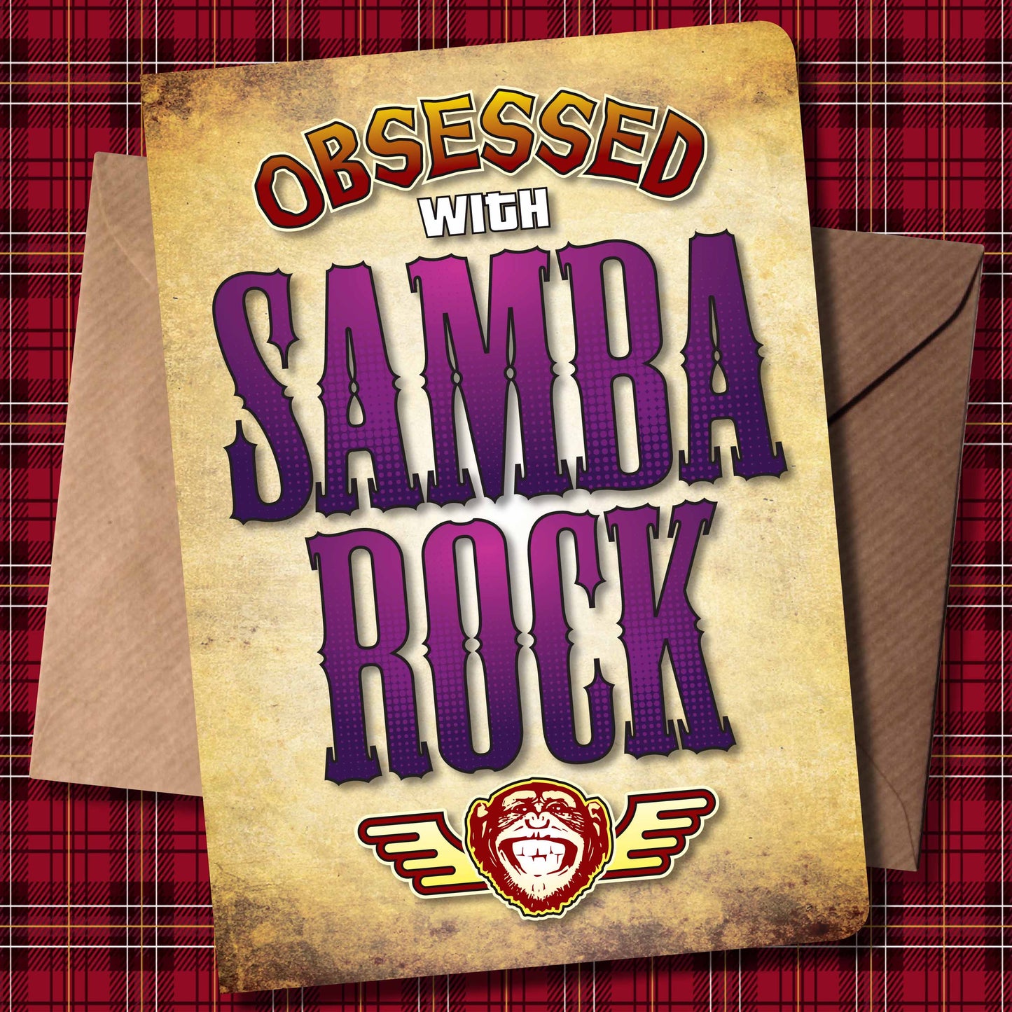 Samba Rock - Obsessed Art Poster + Birthday / Greetings Card