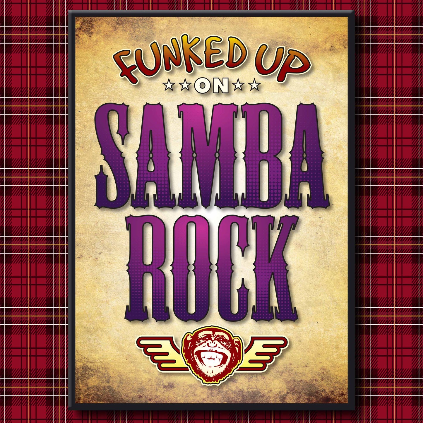 Samba Rock Art Print / Poster / Birthday Card / Greetings Card