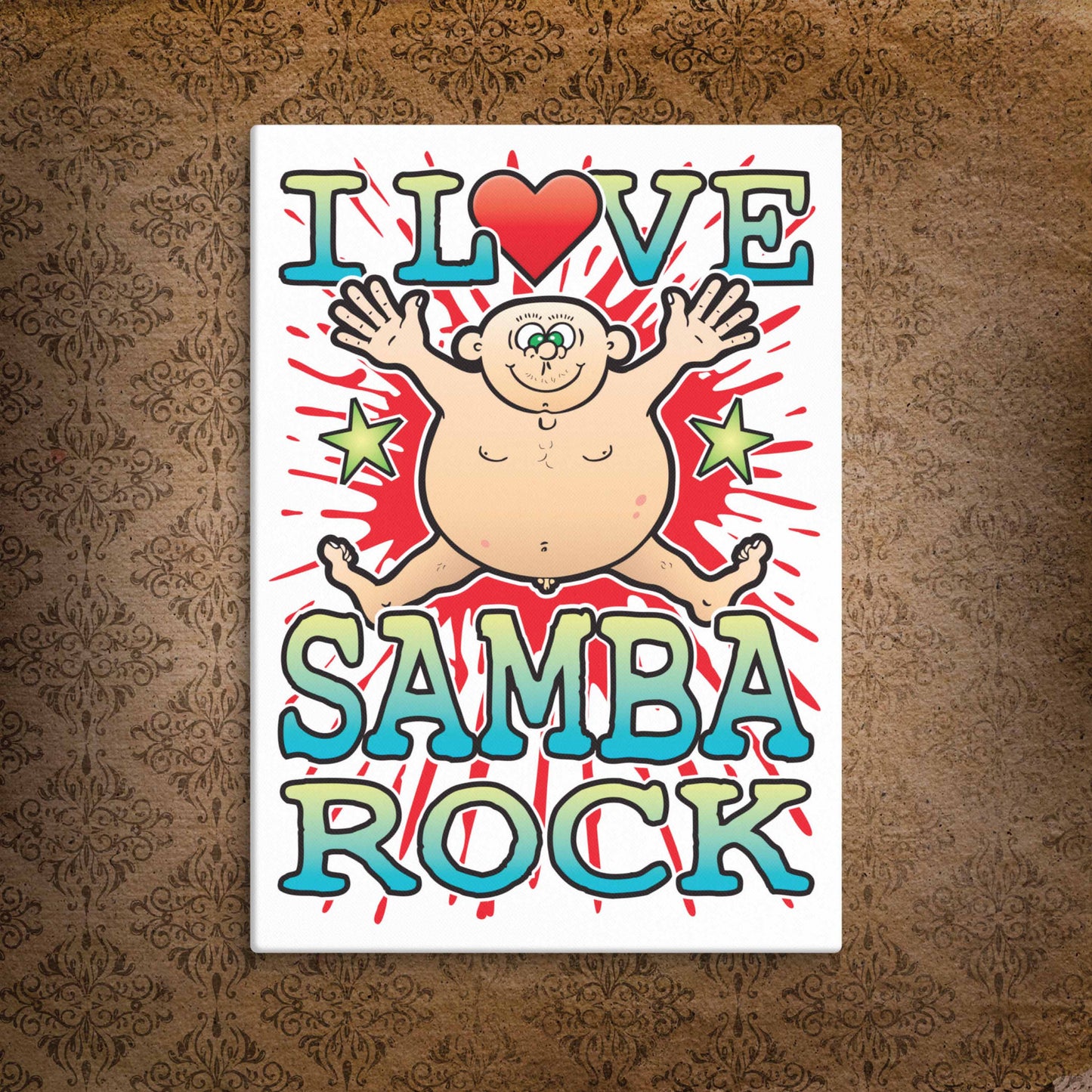 Samba Rock Canvas Print 30x40cm