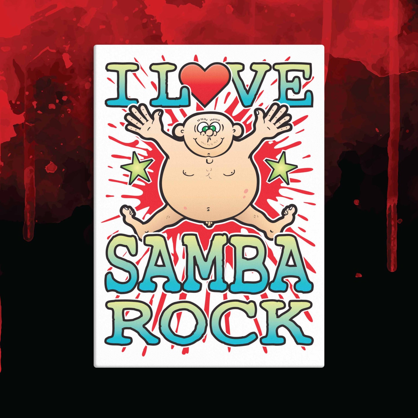 Samba Rock 51x71cm Canvas Print