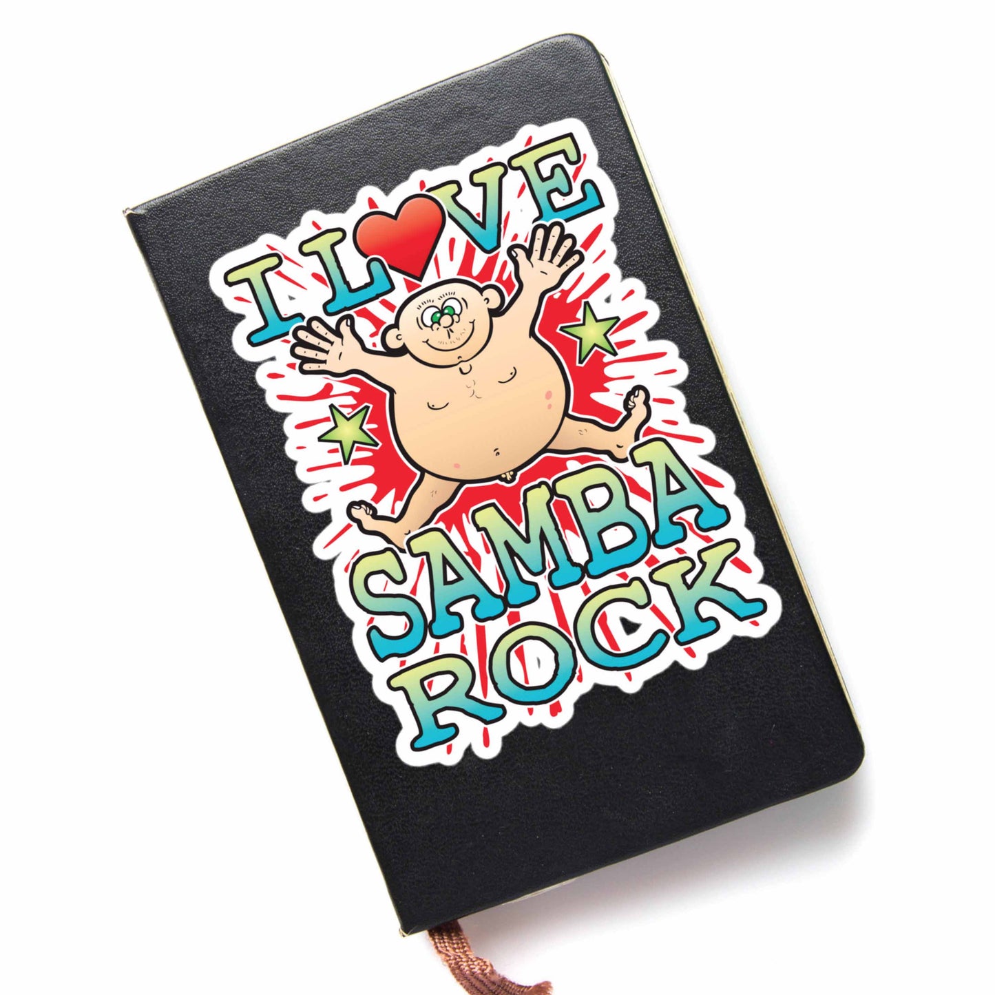 Samba Rock Vinyl Kiss-Cut Sticker / 14 x 10cm
