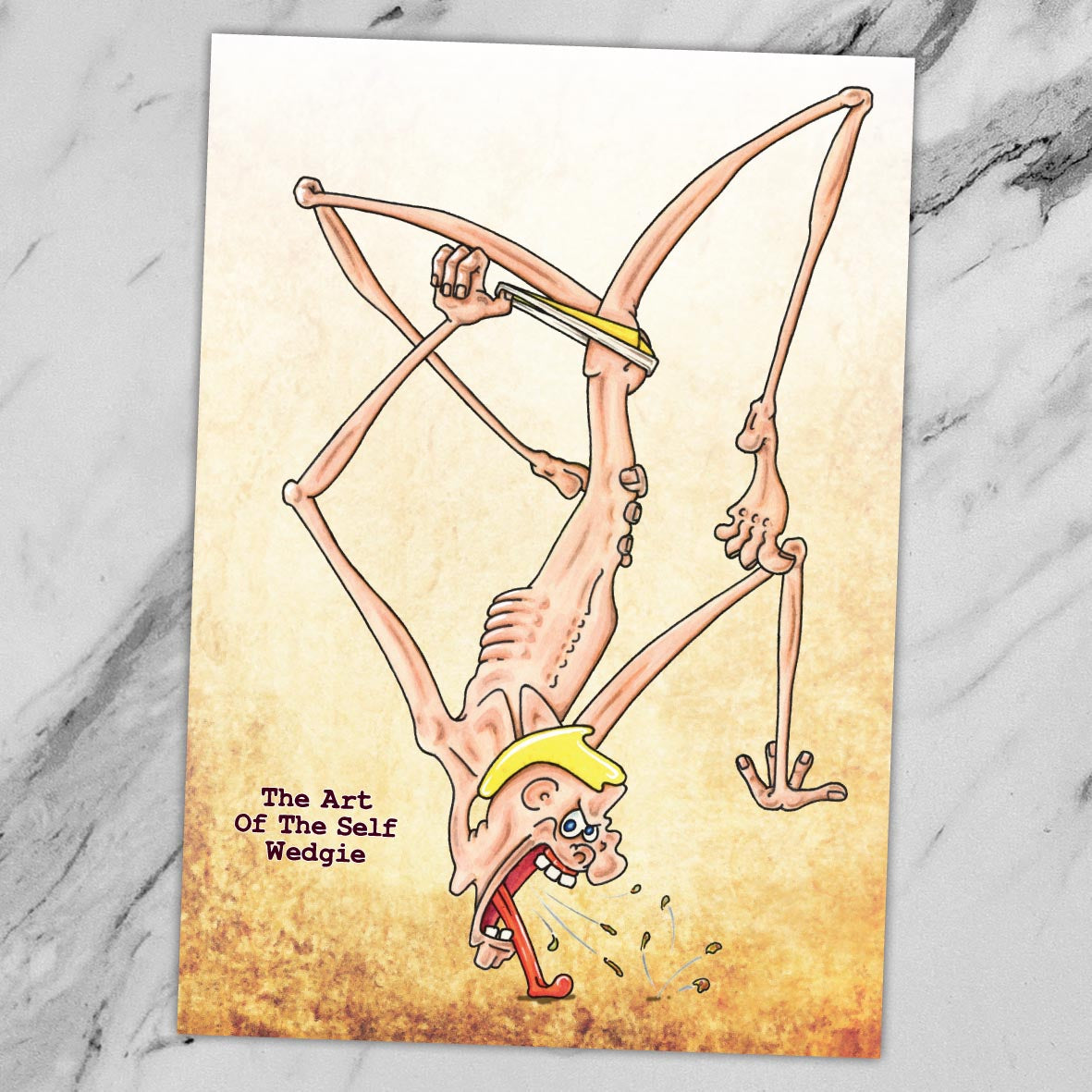 Self Wedgie Art Print