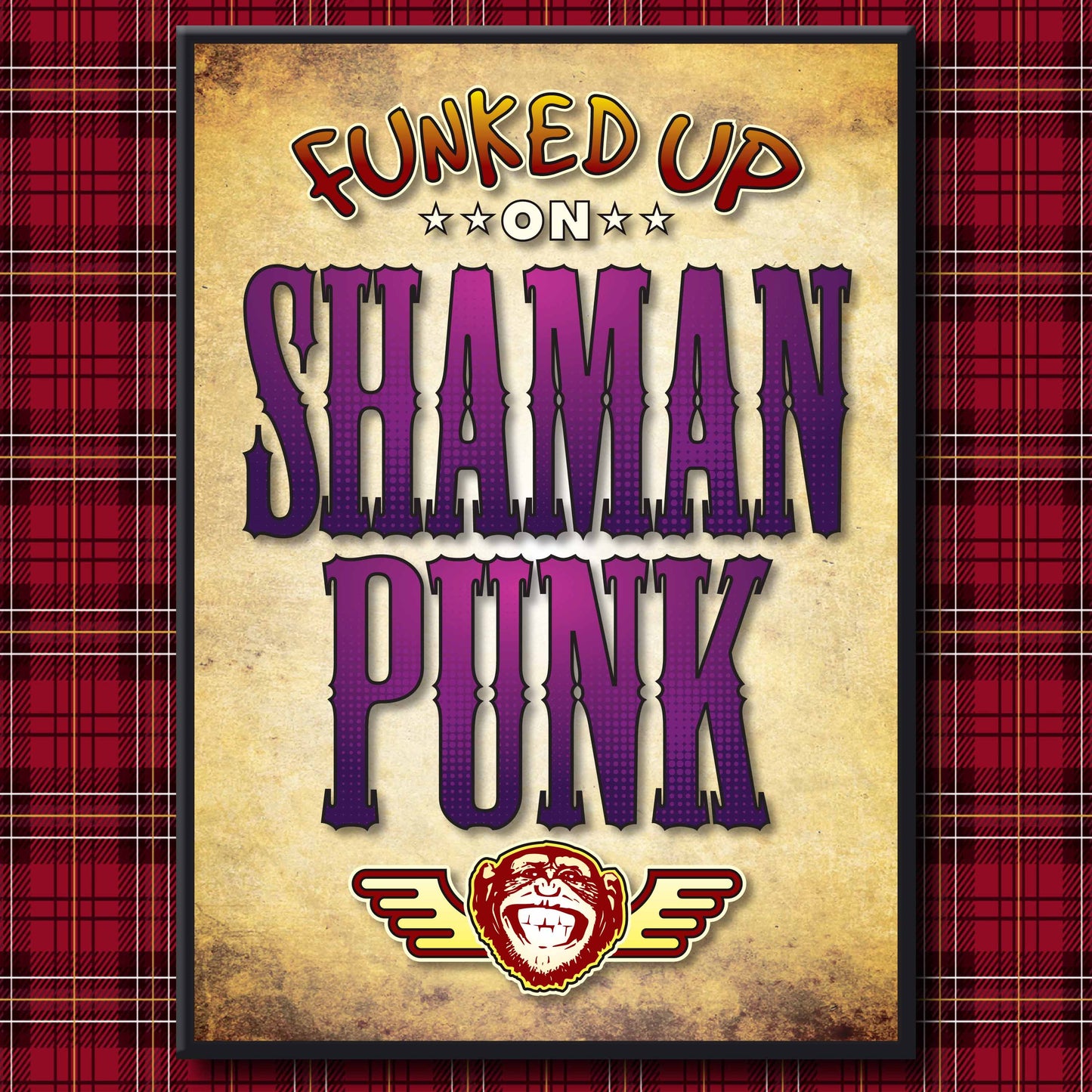 Shaman Punk Art Print / Poster / Birthday Card / Greetings Card