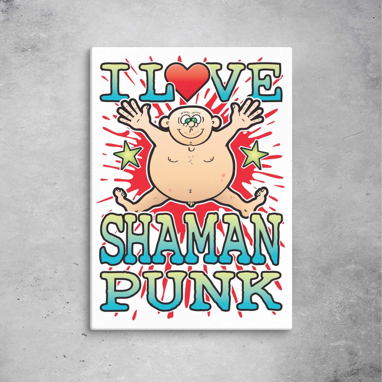 Shaman Punk 51x71cm Canvas Print