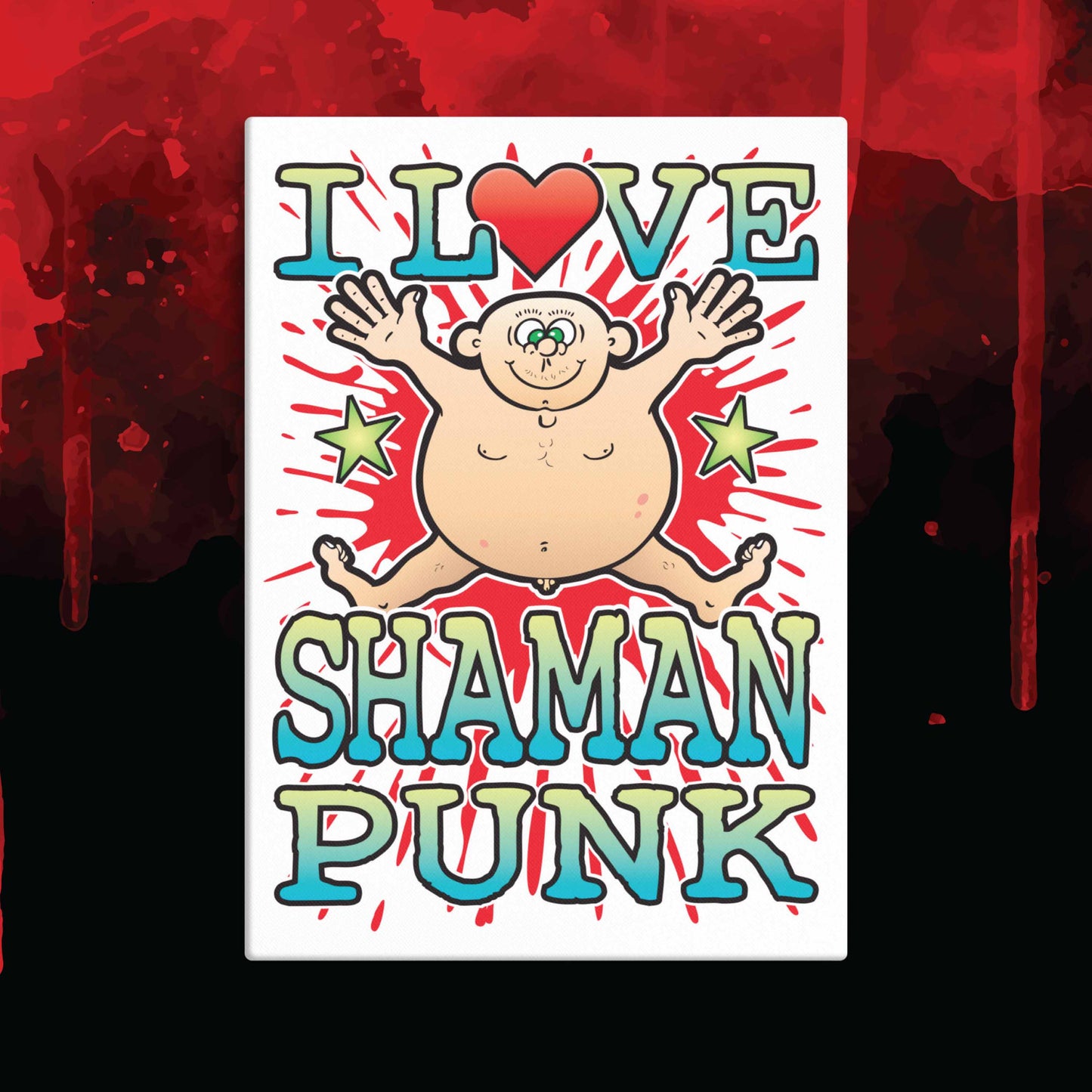 Shaman Punk 51x71cm Canvas Print