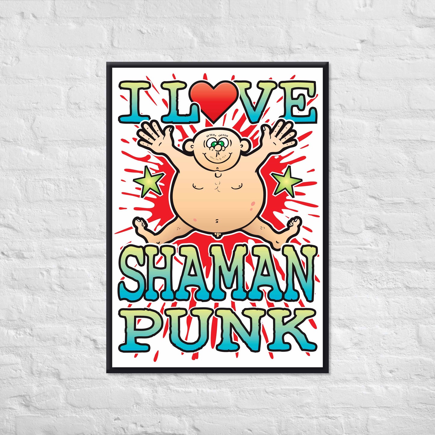 Shaman Punk 50x70cm Wall Art / Love Music Poster