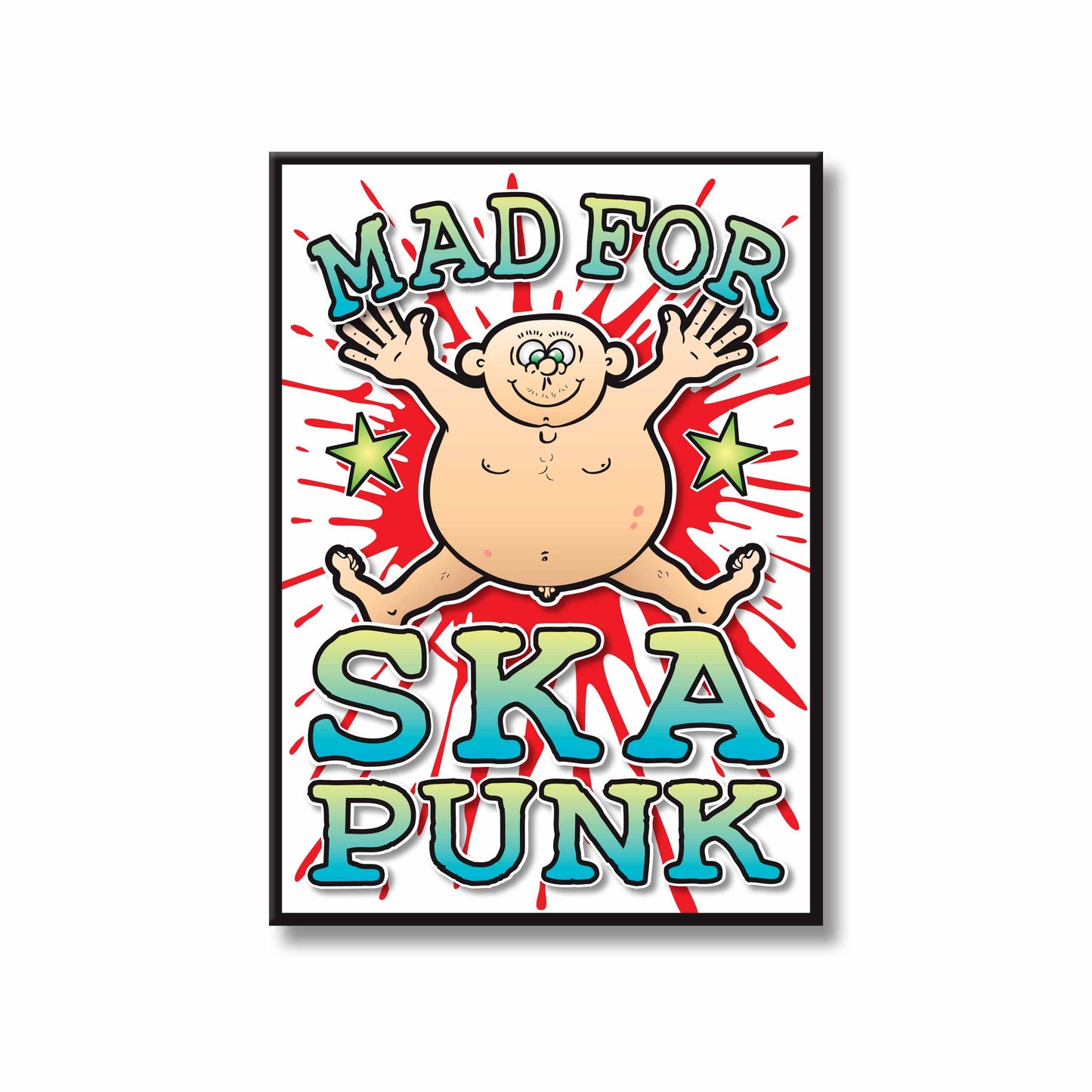 Ska Punk Art Print / Mad For Music Poster / Wall Décor