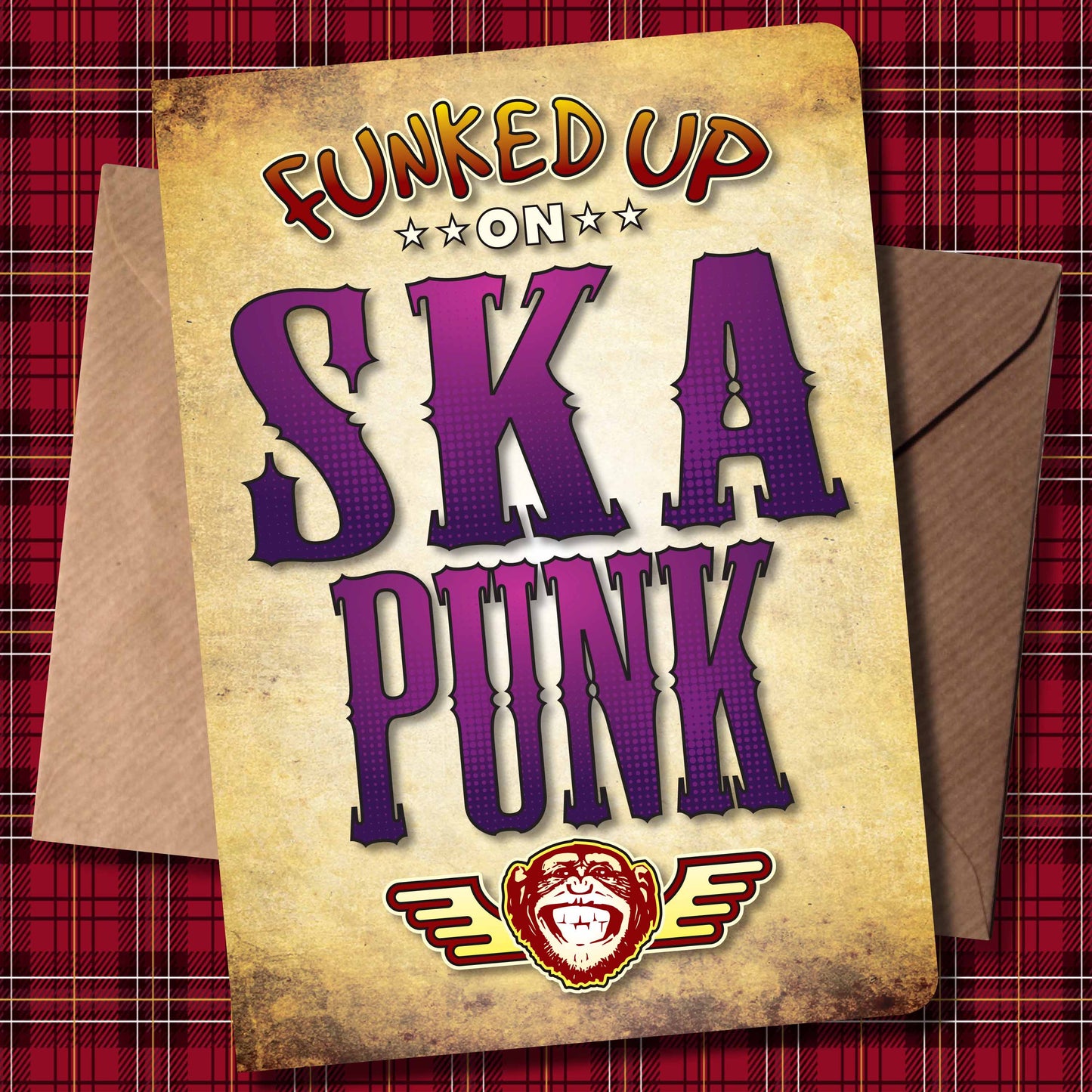 Ska Punk Art Print / Poster / Birthday Card / Greetings Card