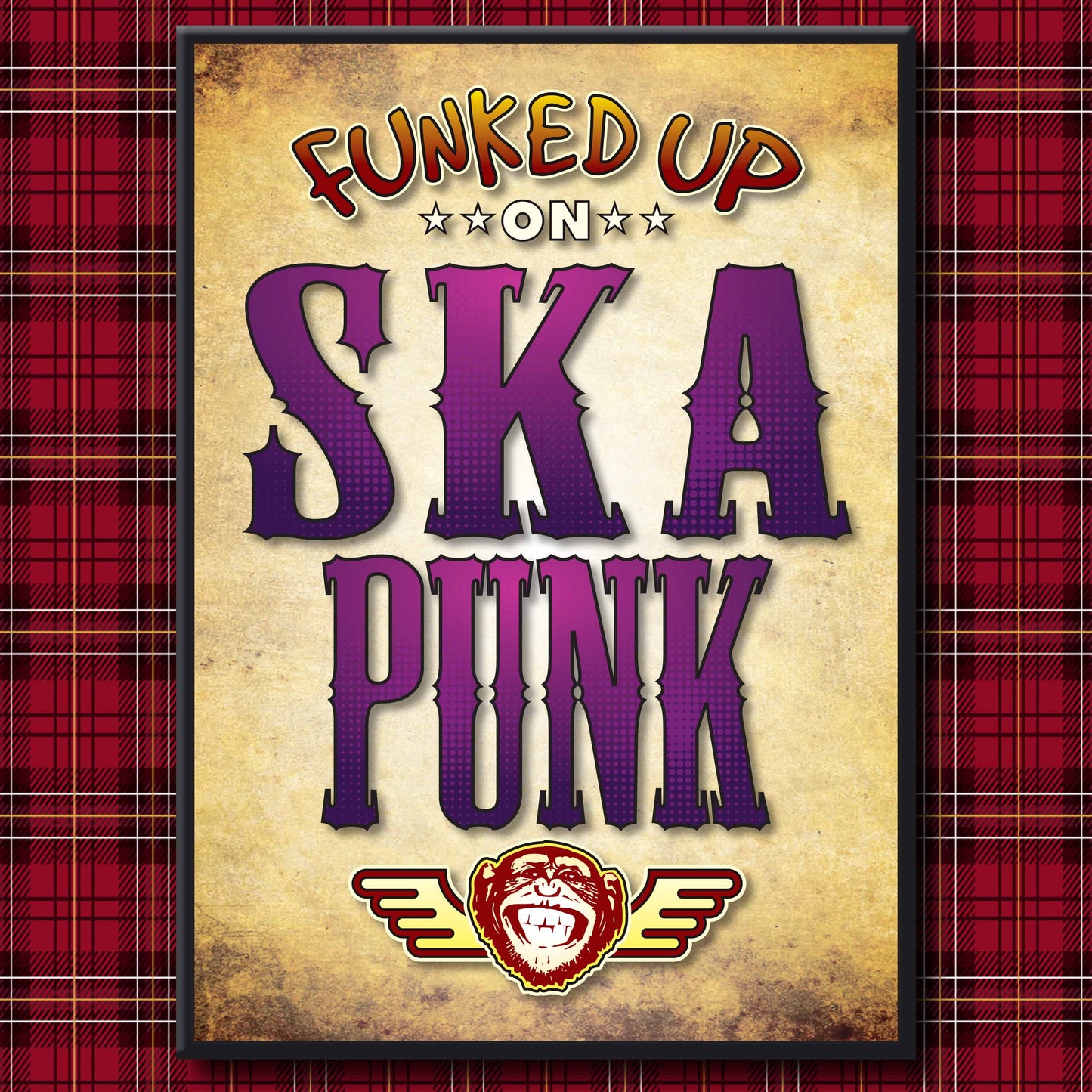 Ska Punk Art Print / Poster / Birthday Card / Greetings Card