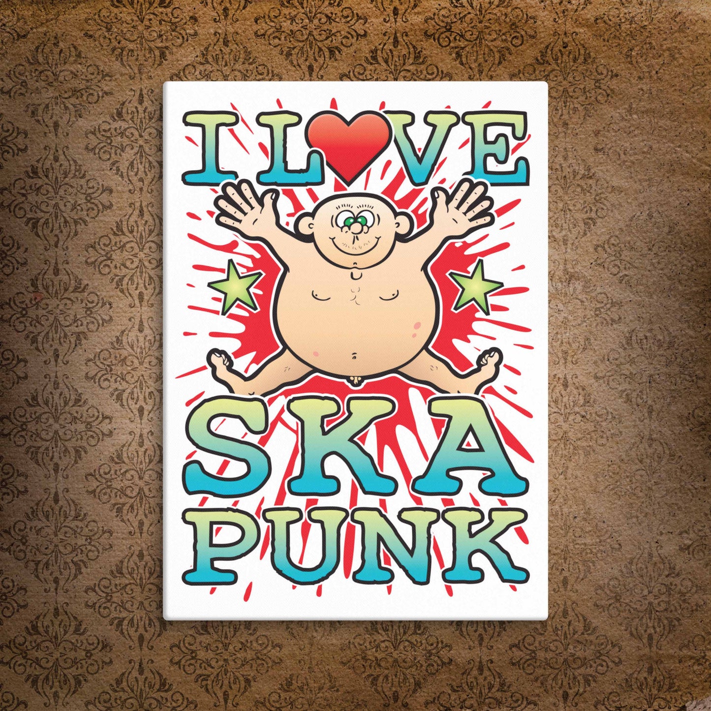 Ska Punk Canvas Print 30x40cm
