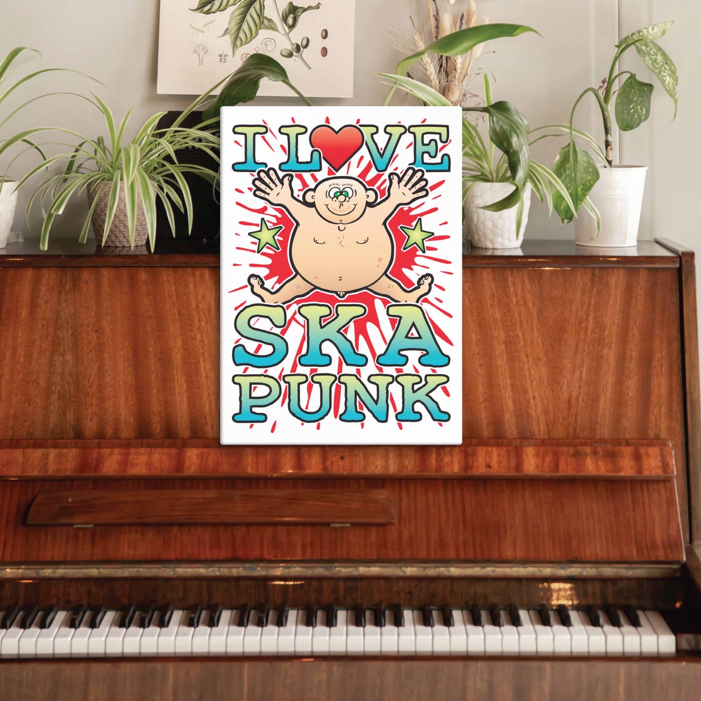 Ska Punk Canvas Print 30x40cm