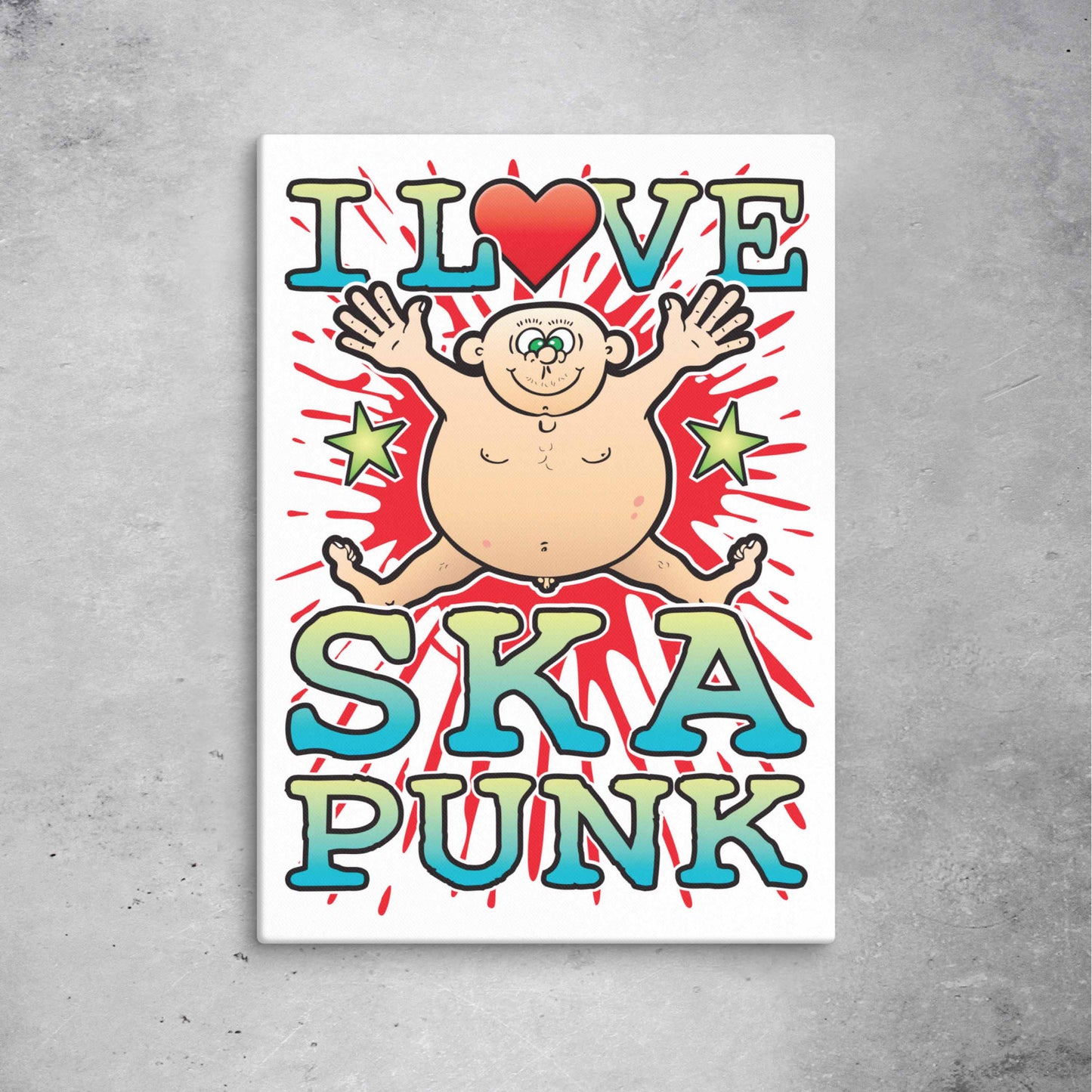 Ska Punk 51x71cm Canvas Print