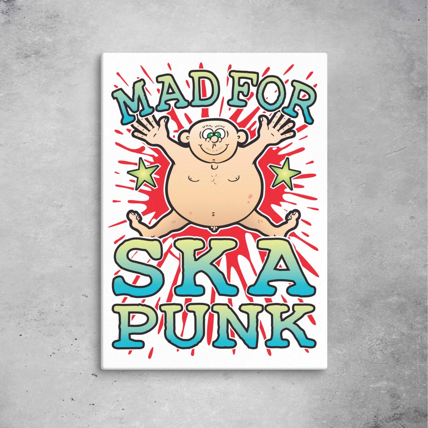 Ska Punk Canvas Print 51x71cm