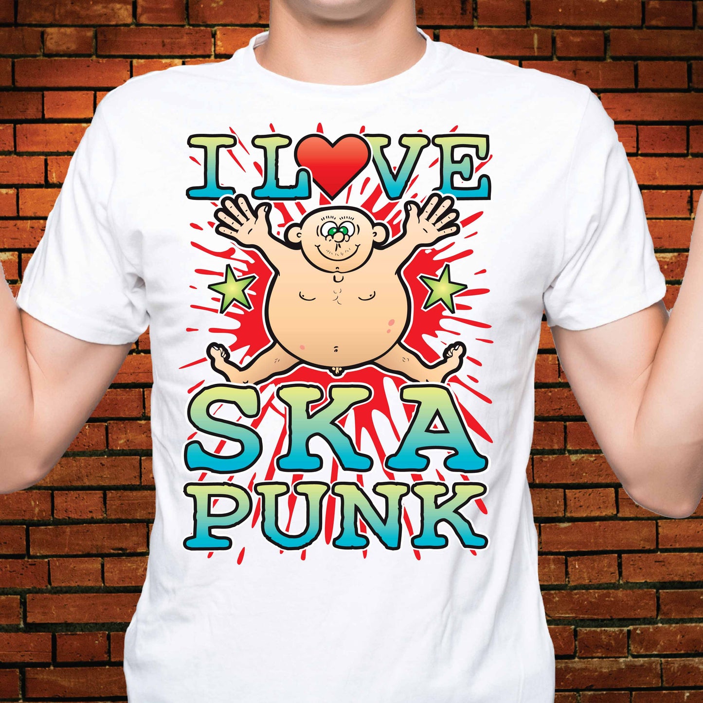 Ska Punk Cotton Love Music T-Shirt
