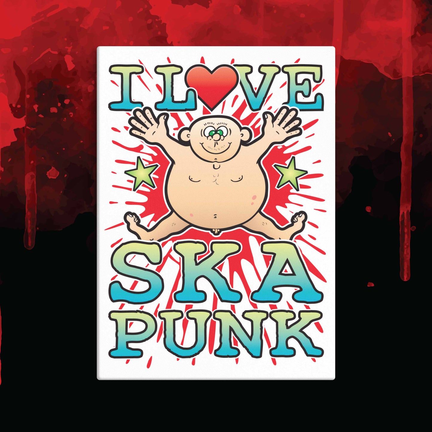 Ska Punk 51x71cm Canvas Print