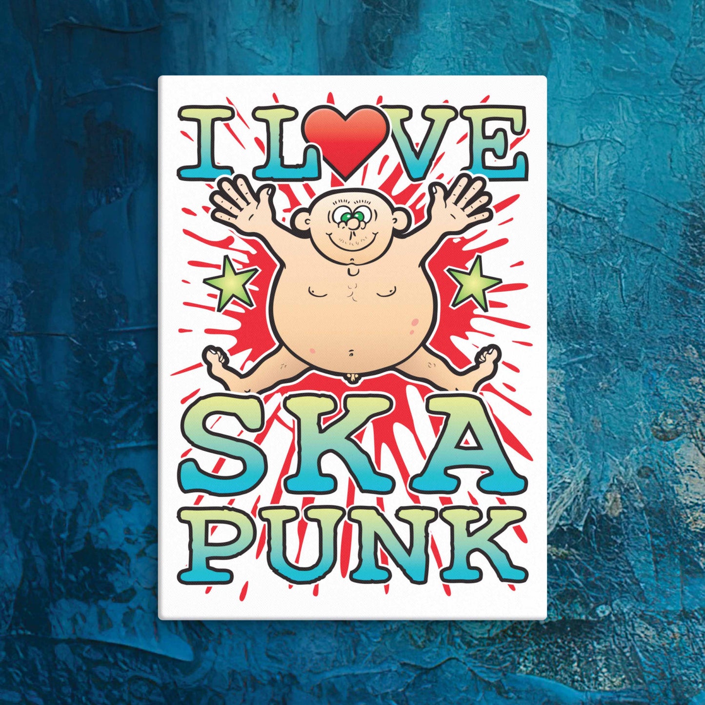 Ska Punk Canvas Print 30x40cm