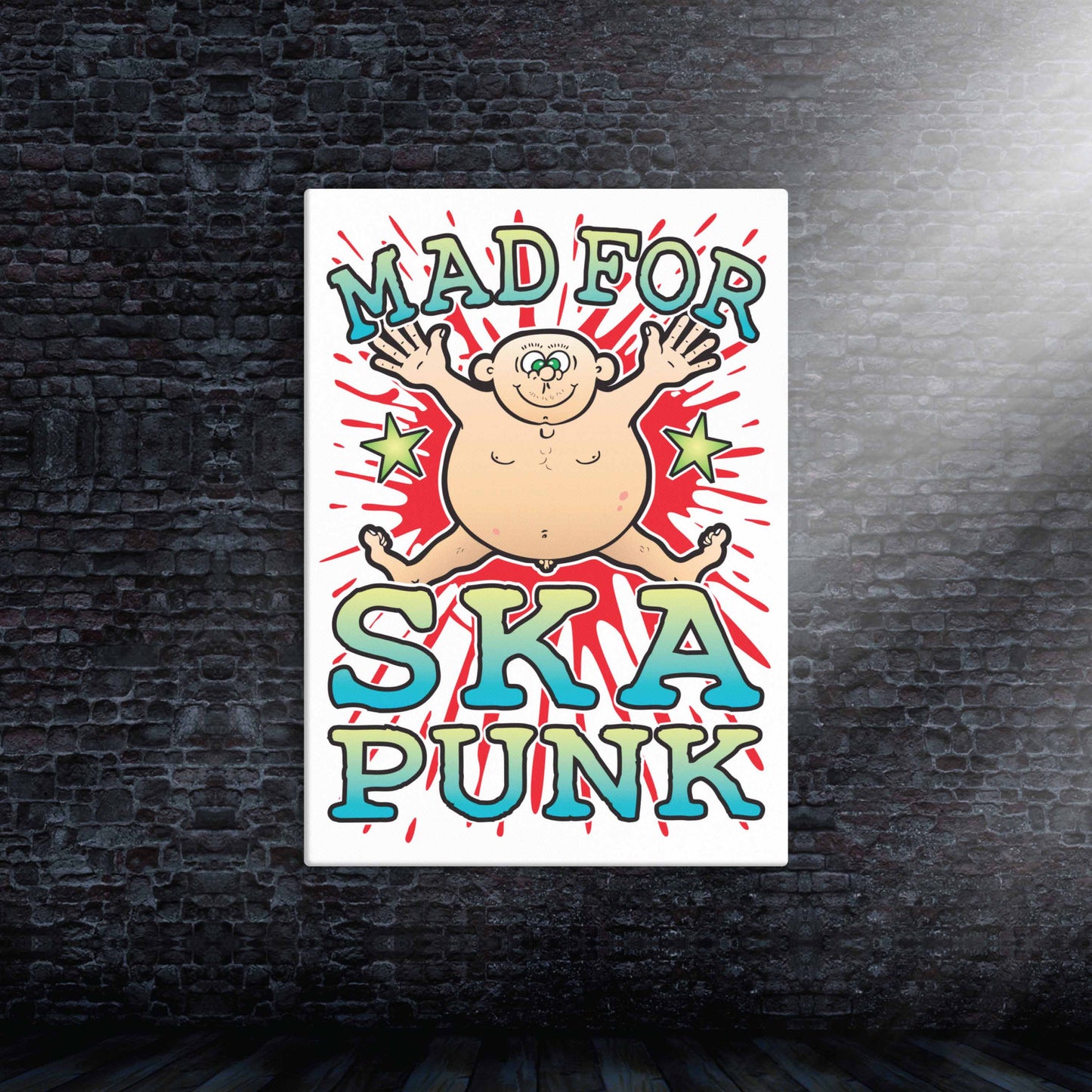 Ska Punk Canvas Print 30x40cm