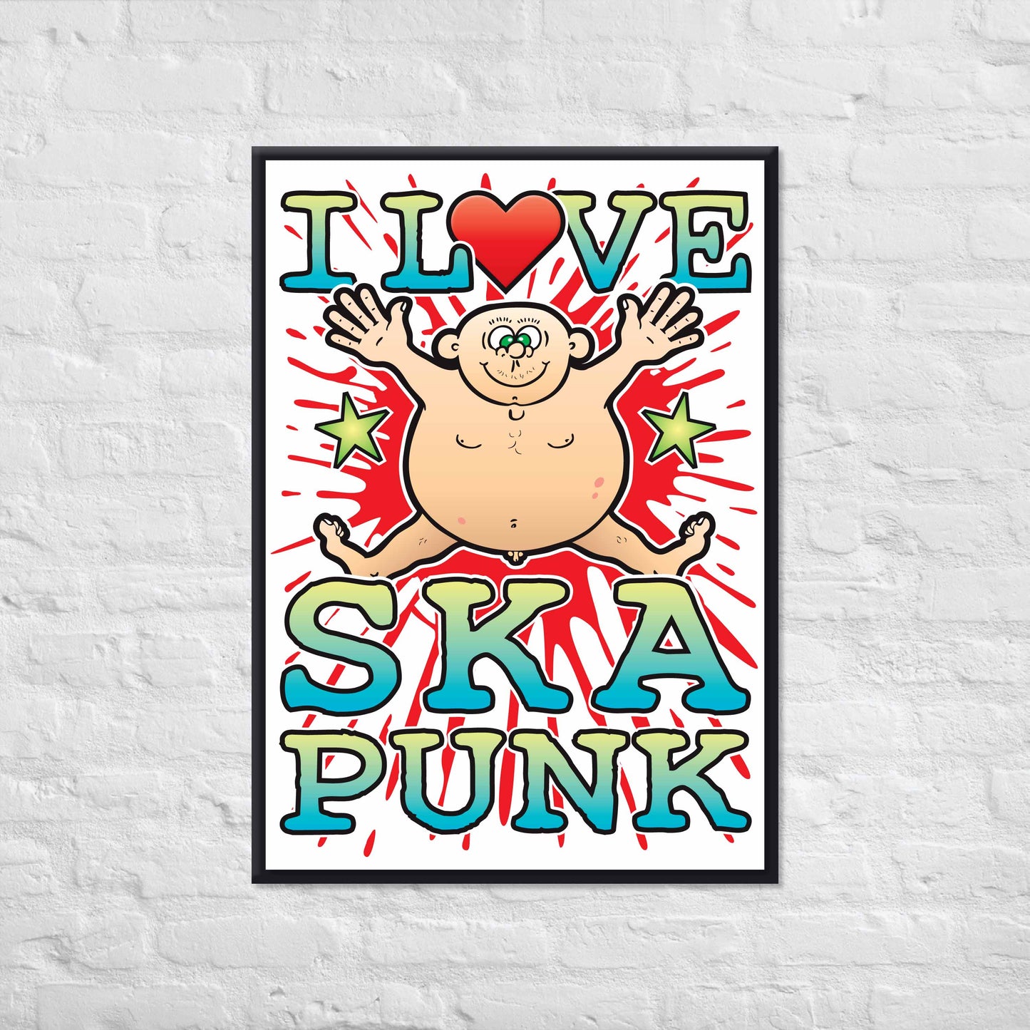Ska Punk 50x70cm Wall Art / Love Music Poster