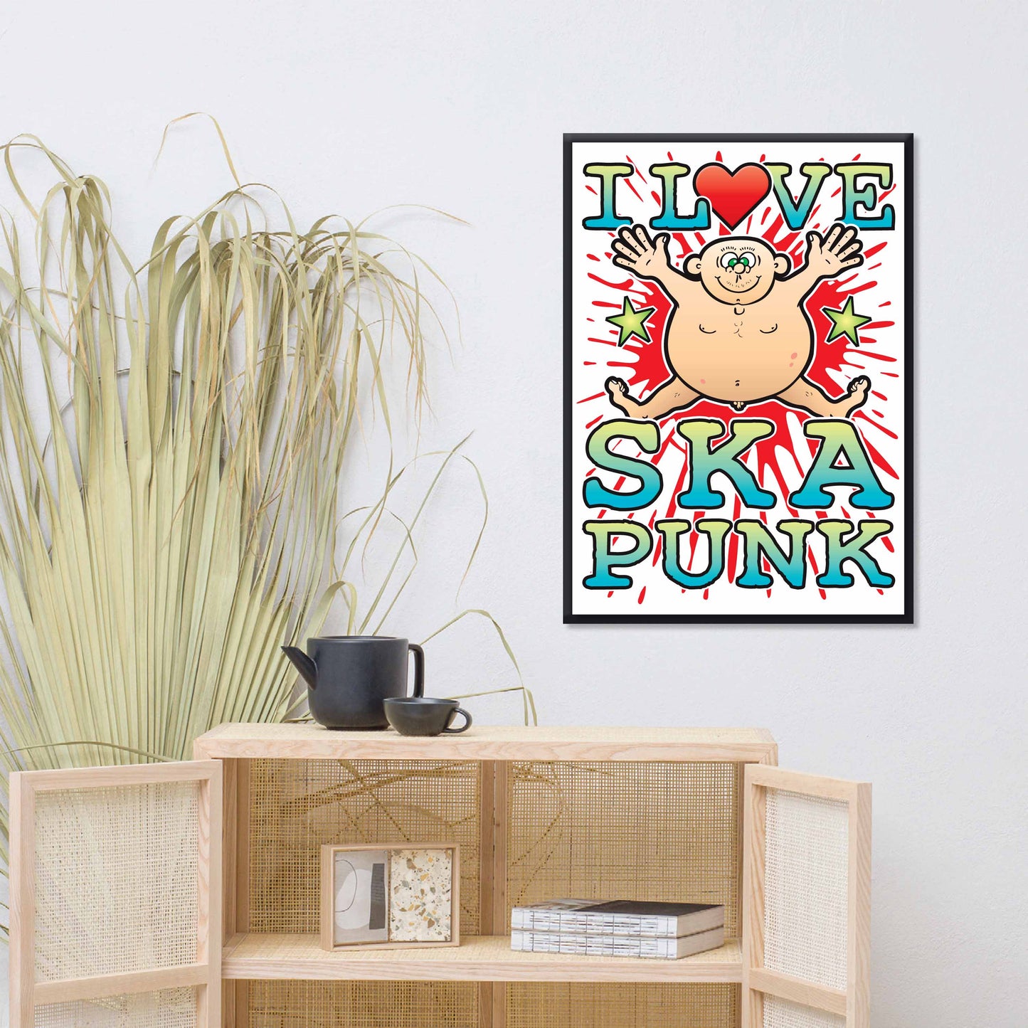 Ska Punk 50x70cm Wall Art / Love Music Poster
