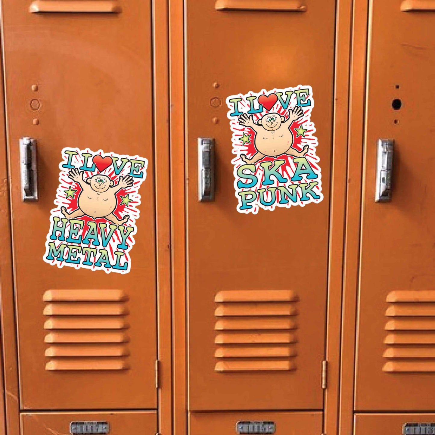 Ska Punk Vinyl Kiss-Cut Sticker / 14 x 10cm