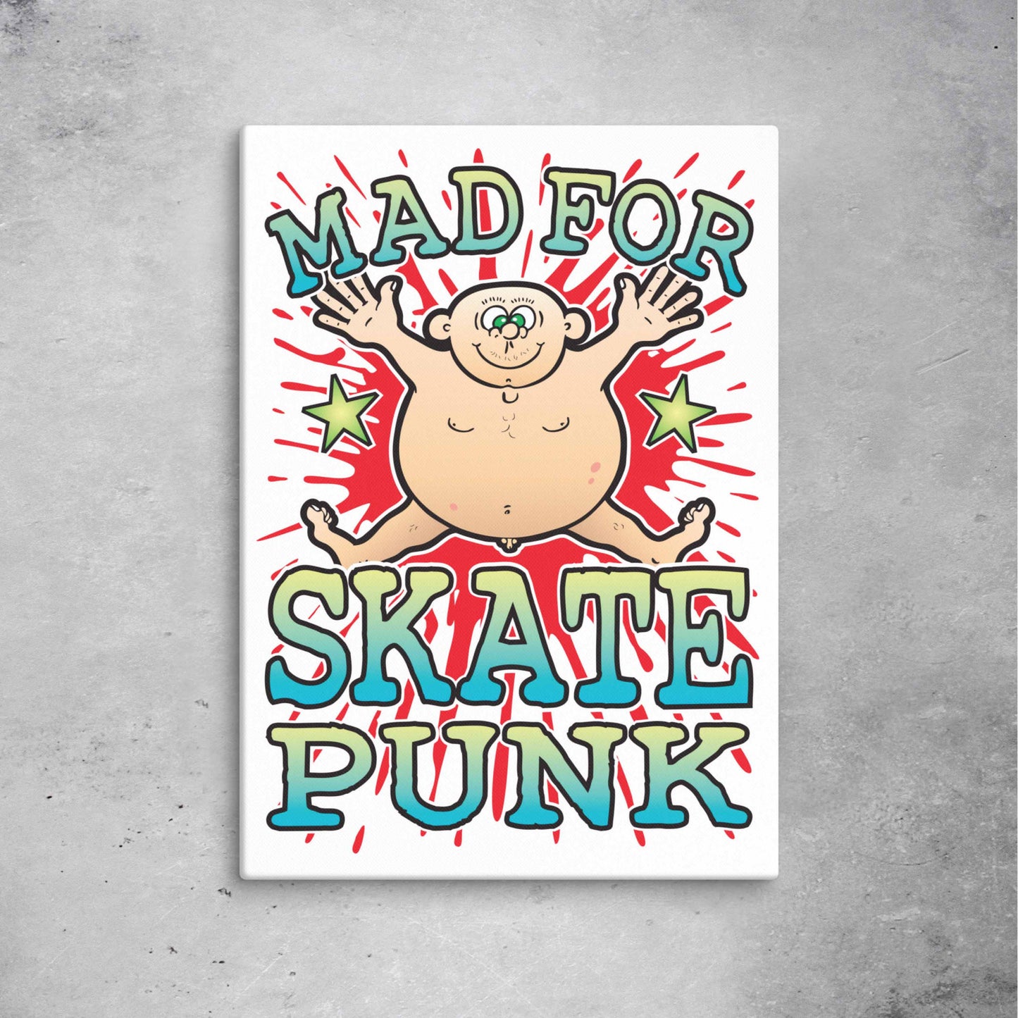 Skate Punk Canvas Print 51x71cm