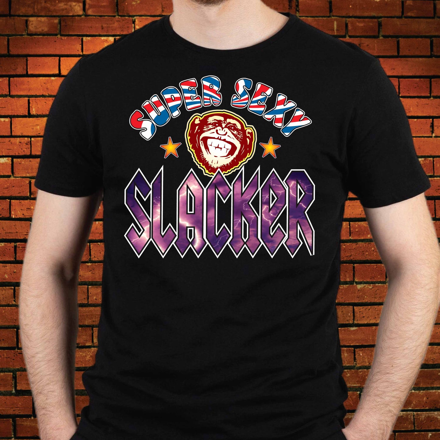 Sexy Slacker Funny Slogan Cotton T-Shirt