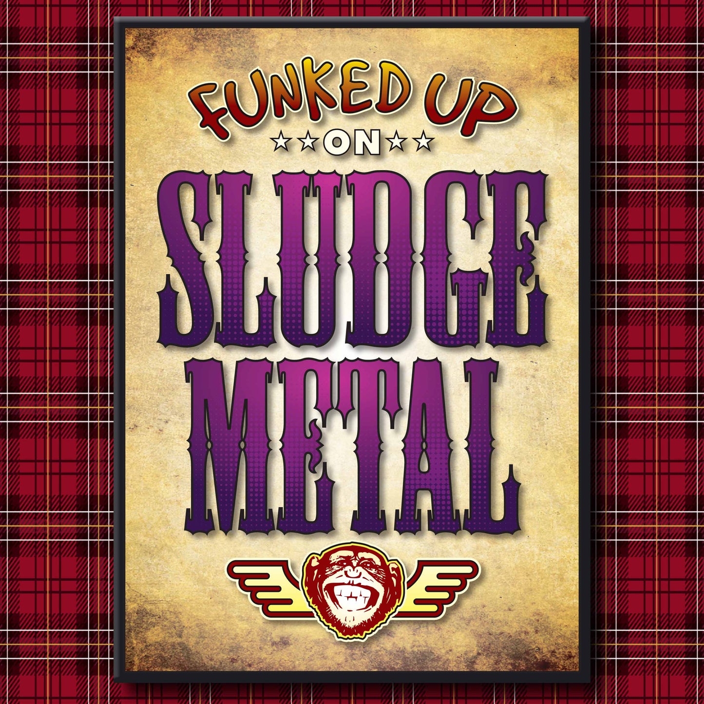 Sludge Metal Art Print / Poster / Birthday Card / Greetings Card