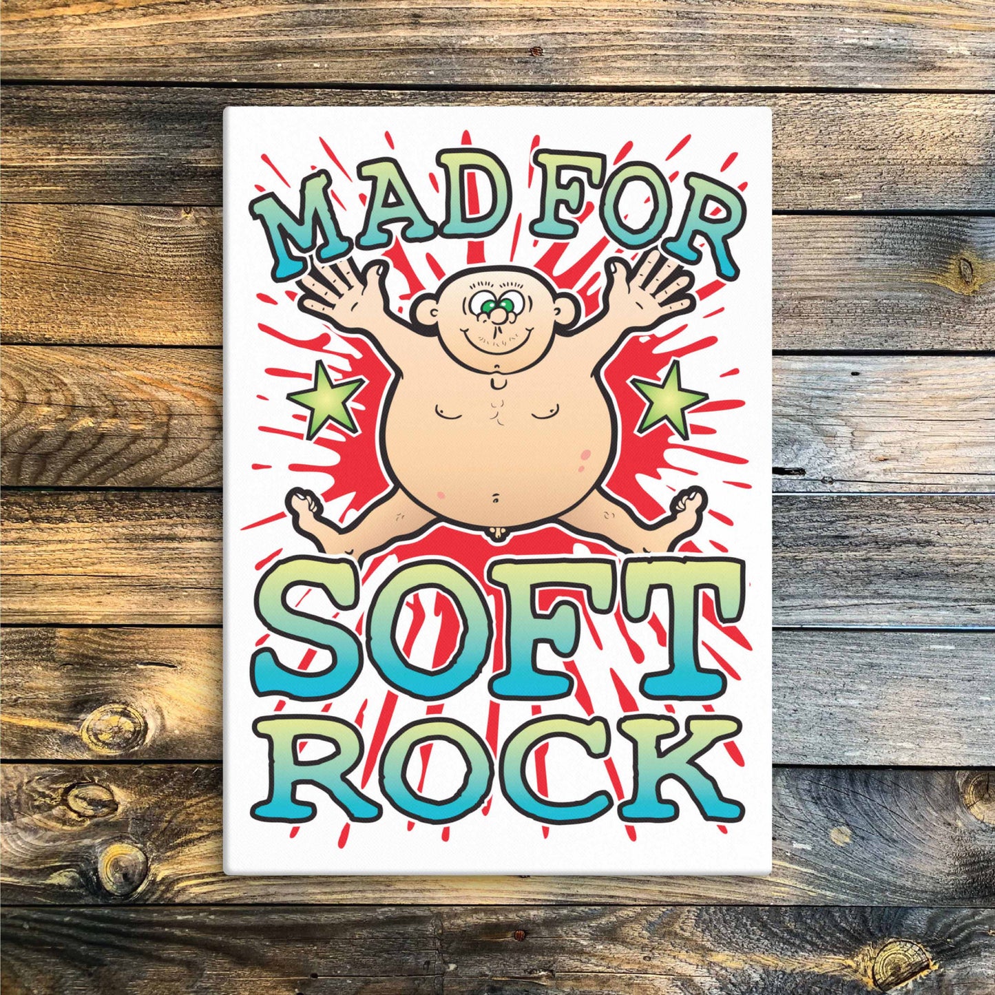 Soft Rock Canvas Print 51x71cm