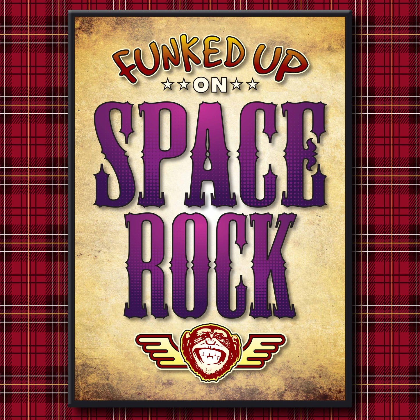 Space Rock Art Print / Poster / Birthday Card / Greetings Card