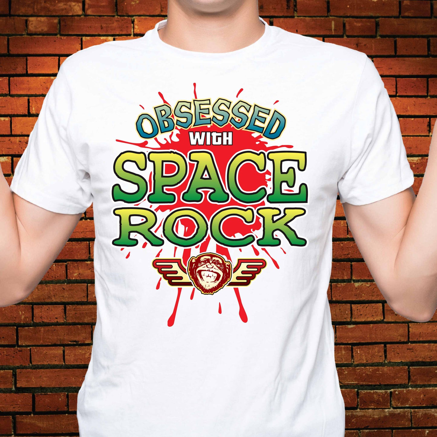 Space Rock Obsessed Cotton T-Shirt