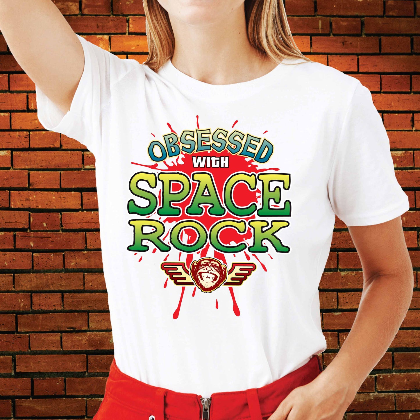 Space Rock Obsessed Cotton T-Shirt