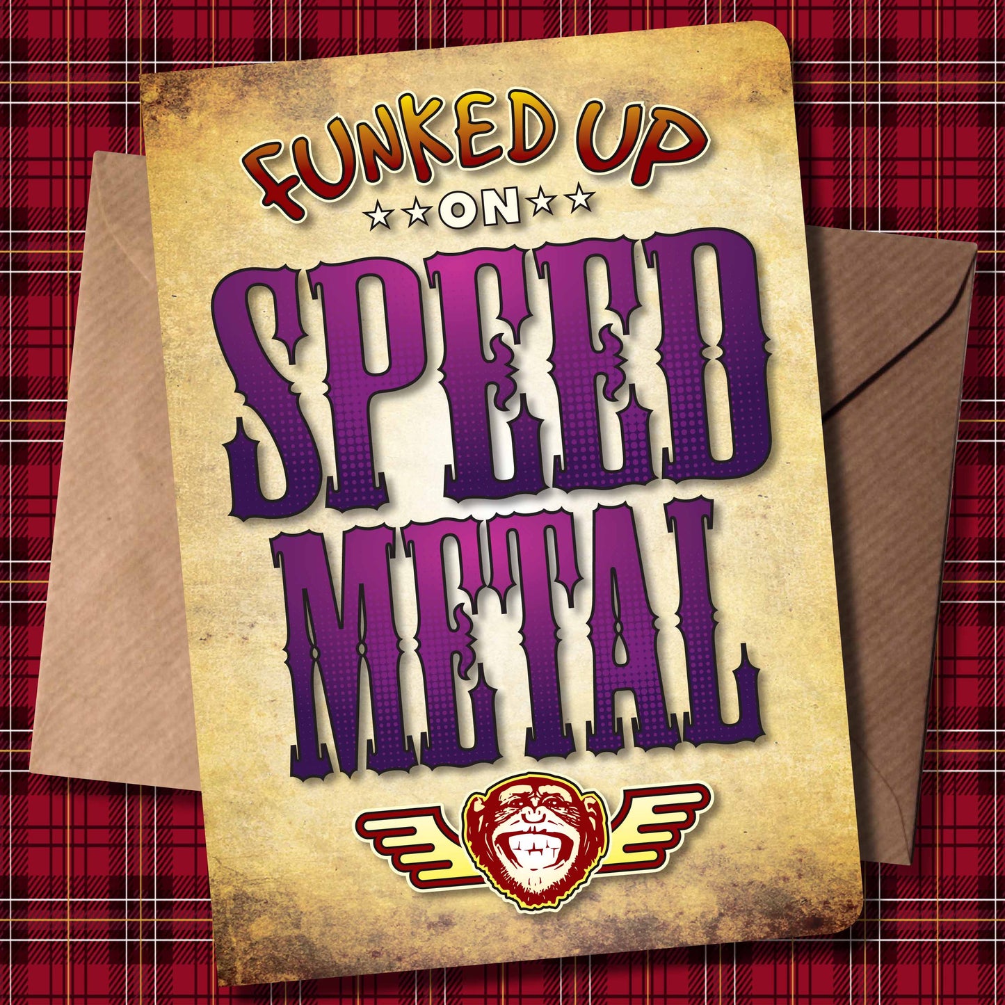 Speed Metal Art Print / Poster / Birthday Card / Greetings Card