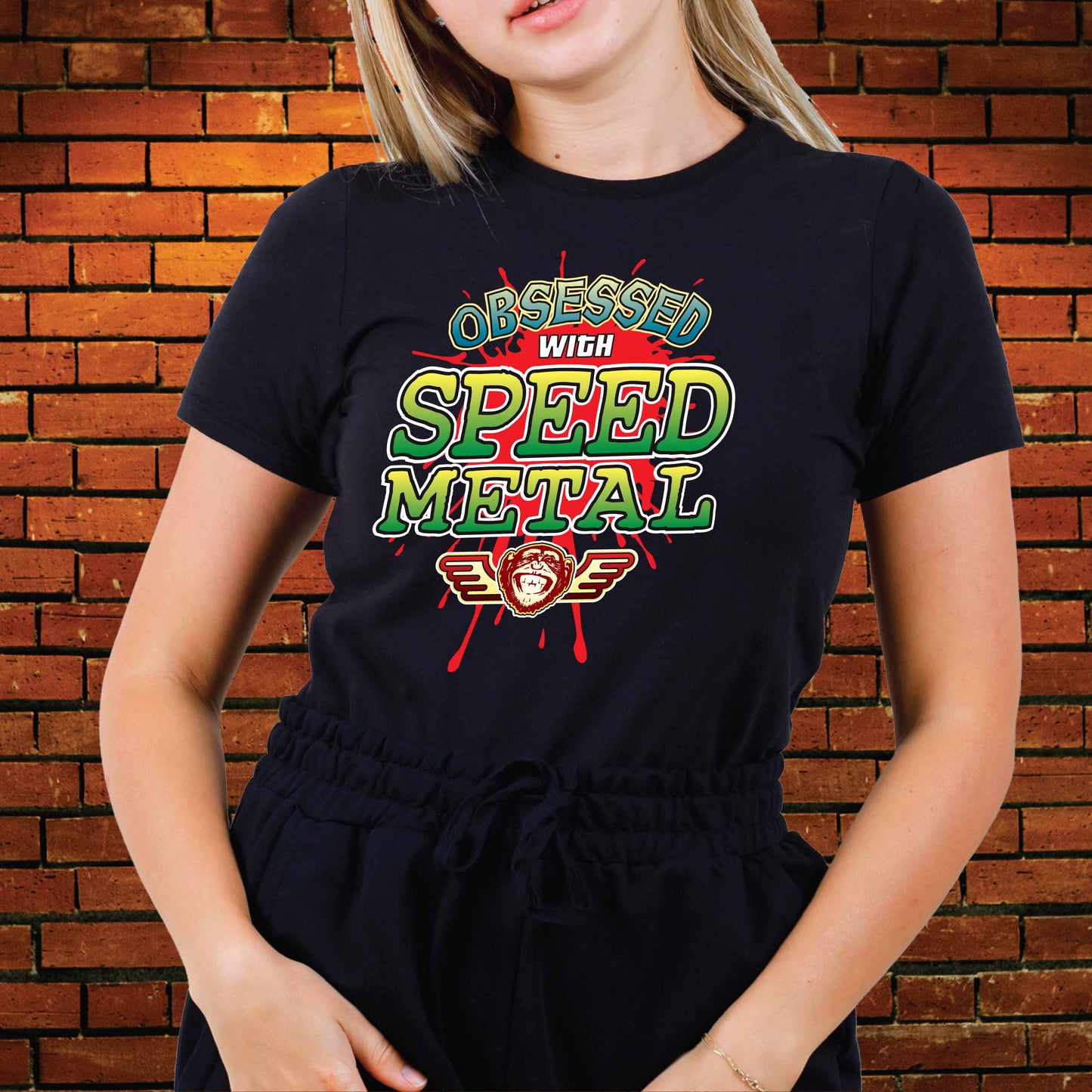 Speed Metal Obsessed Cotton T-Shirt