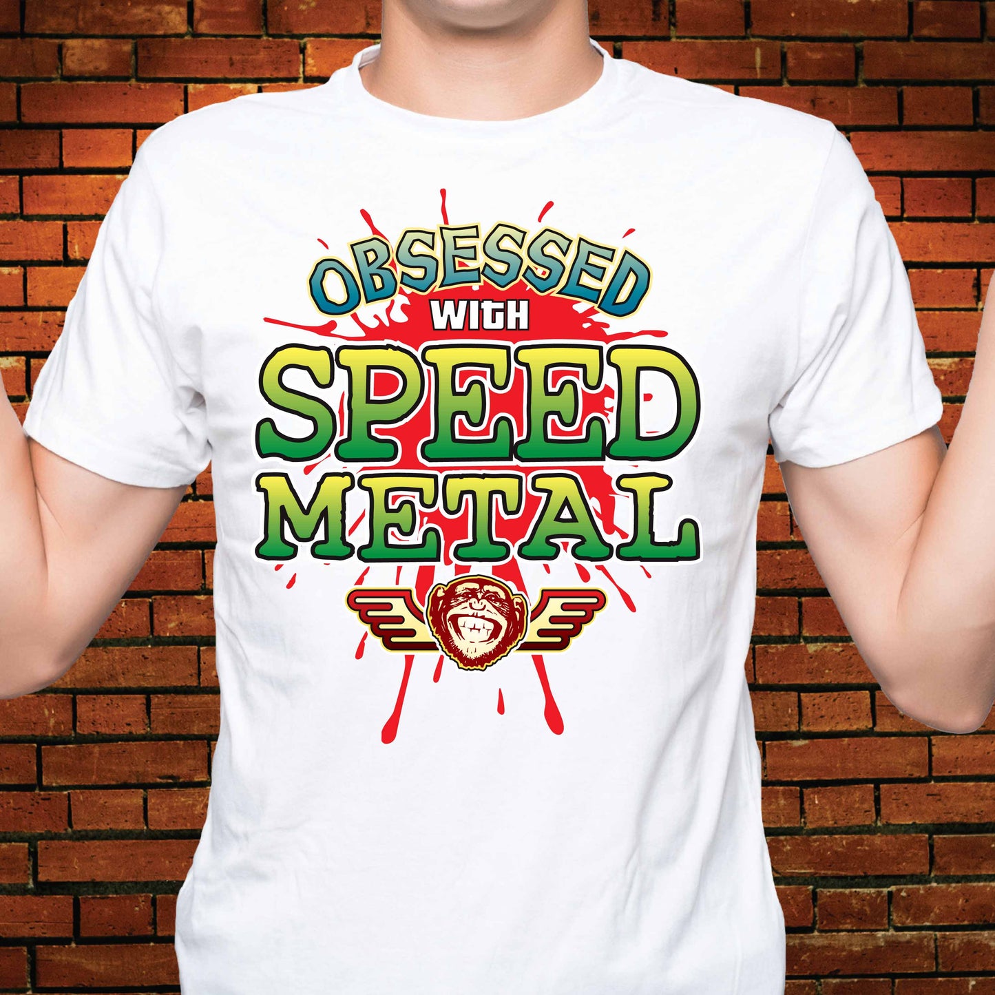 Speed Metal Obsessed Cotton T-Shirt