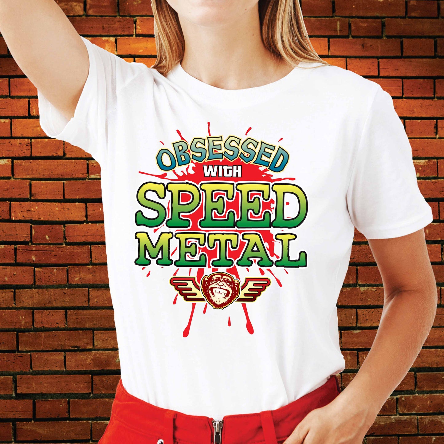 Speed Metal Obsessed Cotton T-Shirt