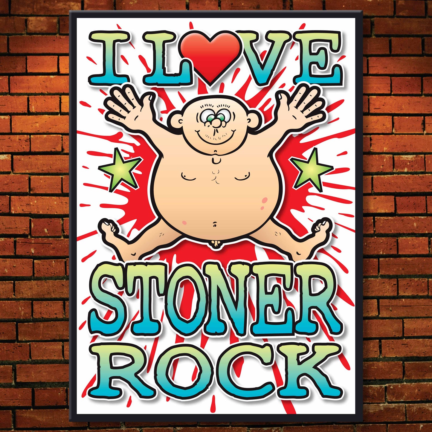 Stoner Rock Art Print / Love Music Poster / Wall Décor / Rock Guru