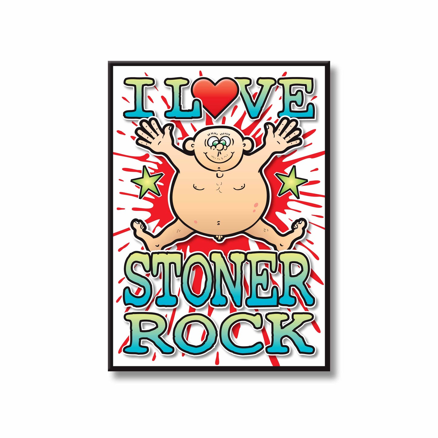Stoner Rock Art Print / Love Music Poster / Wall Décor / Rock Guru